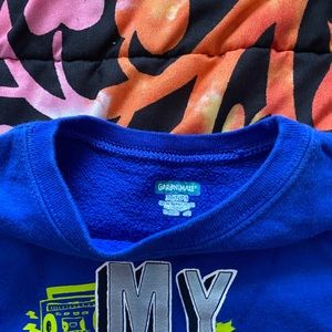 Blue toddler size 3t sweater my mom rocks